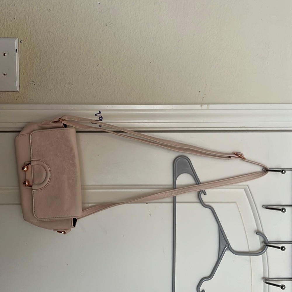 Pink with rose gold accent bag